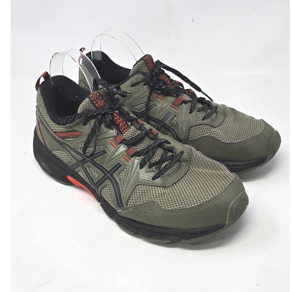 Asics Gel Venture 8 Trail Mountain running shoes men 10 Mantle Green sneakers